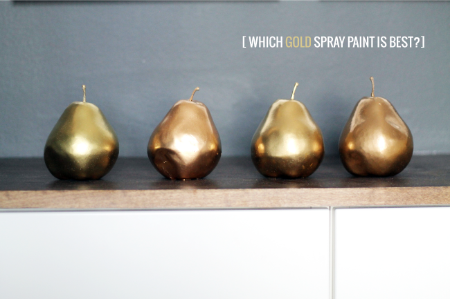 The Best Metallic Gold Spray Paint • visual heart creative studio