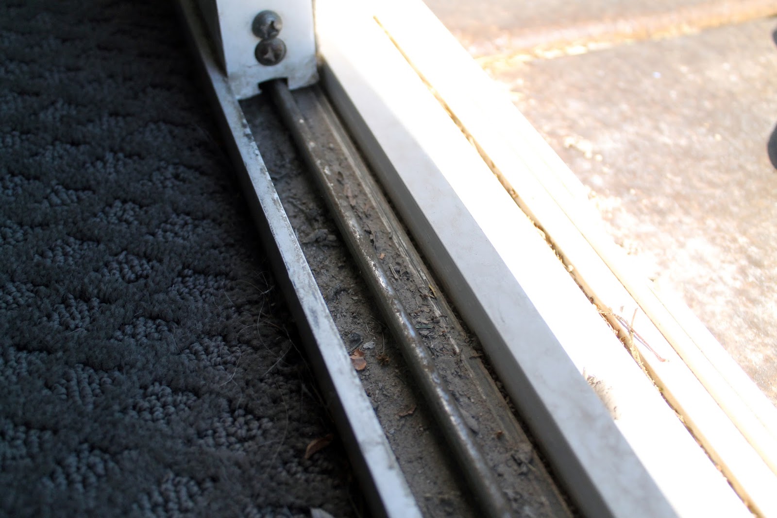 Cleaning Sliding Glass Door Tracks