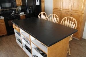 DIY Faux Soapstone Countertops