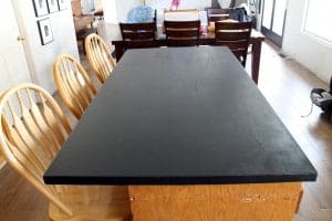 DIY Faux Soapstone Countertops