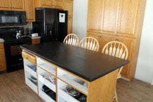 DIY Faux Soapstone Countertops