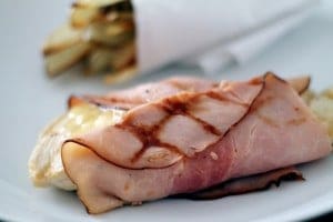 Grilled Chicken Cordon Bleu
