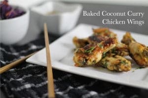 Coconut Curry Chicken Wings