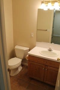 Before and After: A Bathroom Turned Laundry Room - Chris Loves Julia