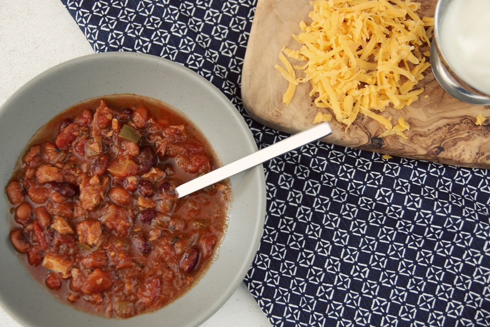 Grilled Pork Chili