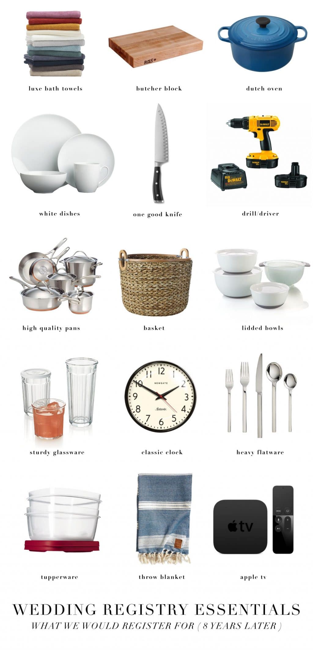10 Must-Have Items for Your Wedding Registry - Simply J & K