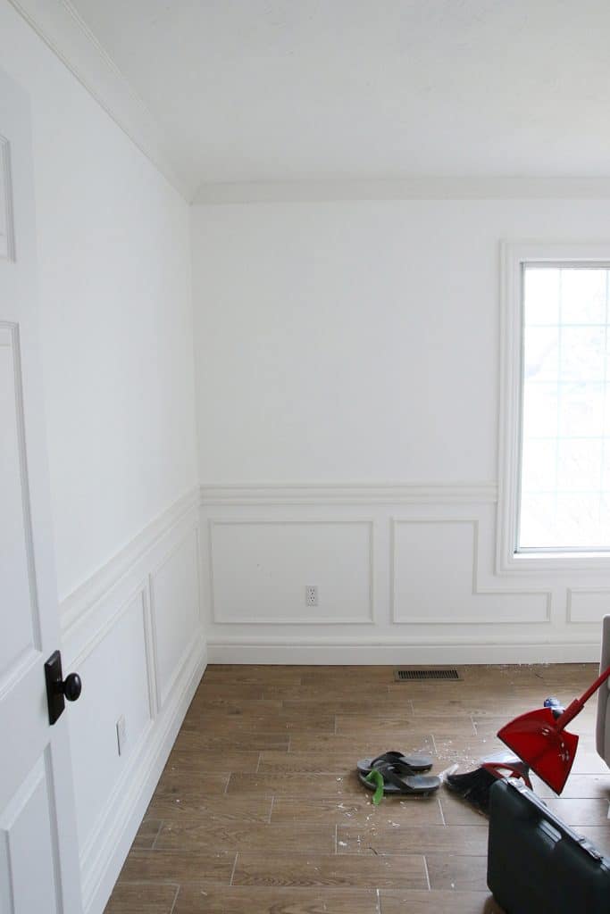 Adding Wainscoting In The Nursery | One Room Challenge Week 2 - Chris ...