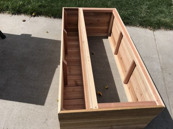 How to Build a Tiered Garden Planter Box - Chris Loves Julia