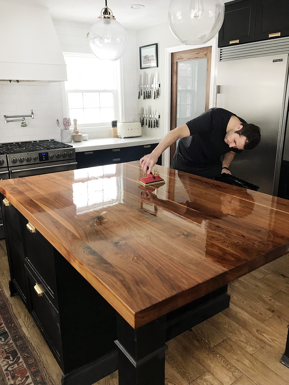 How We Refinished our Butcher block Countertop - Chris ...