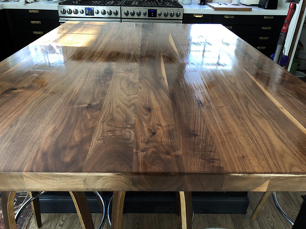 How We Refinished our Butcher block Countertop - Chris Loves Julia