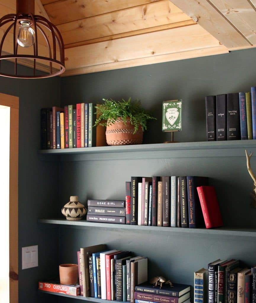 The Finished Reading Nook at the A-Frame! - Chris Loves Julia