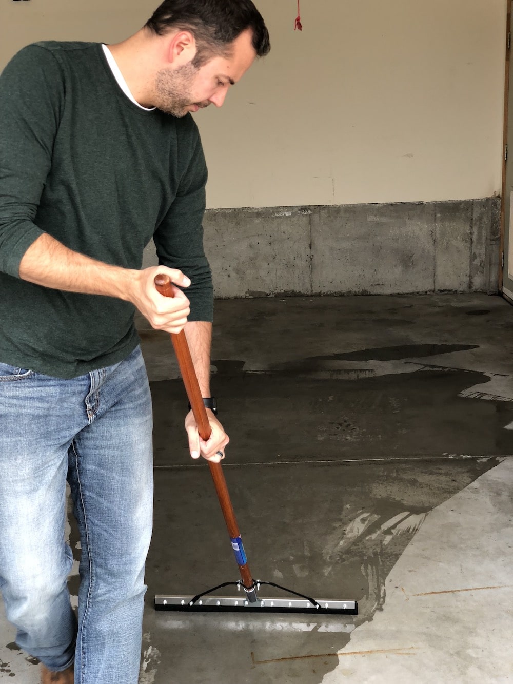 How to Epoxy a Garage Floor - Chris Loves Julia