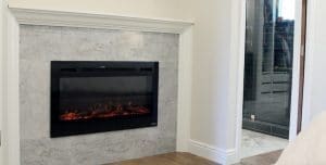 DIY Built-in Electric Fireplace