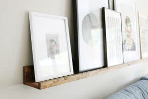 How to DIY an Art Ledge