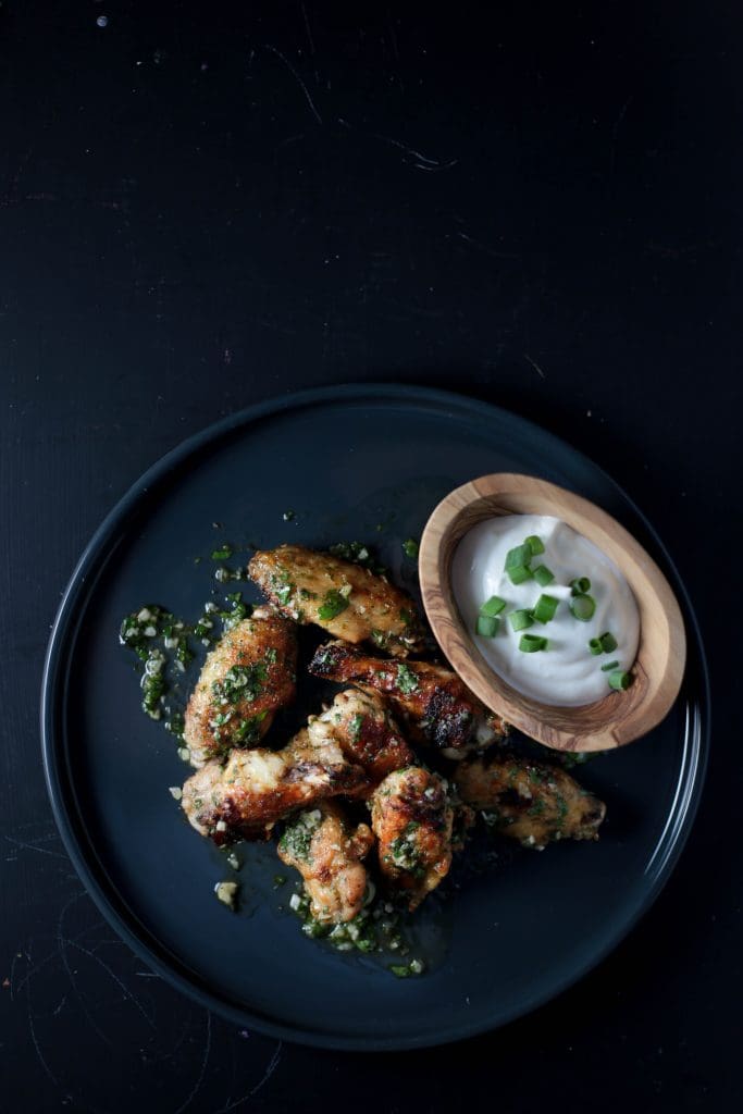 Lime & Cilantro Unfried Chicken Wings
