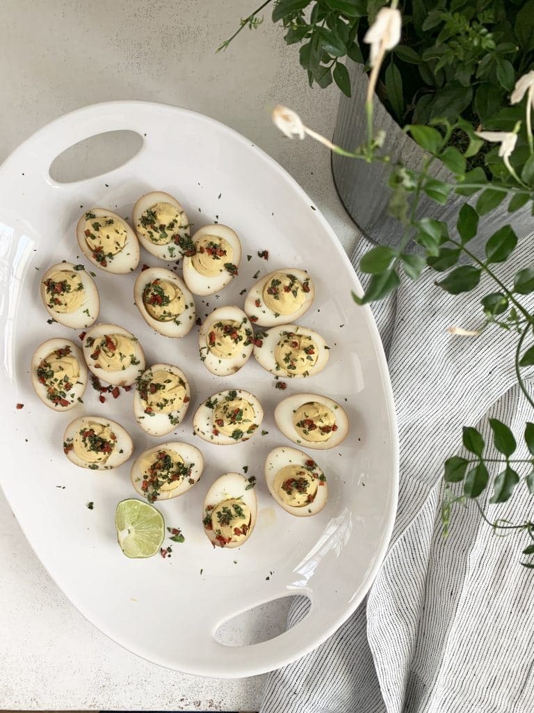 Drunken Deviled Eggs