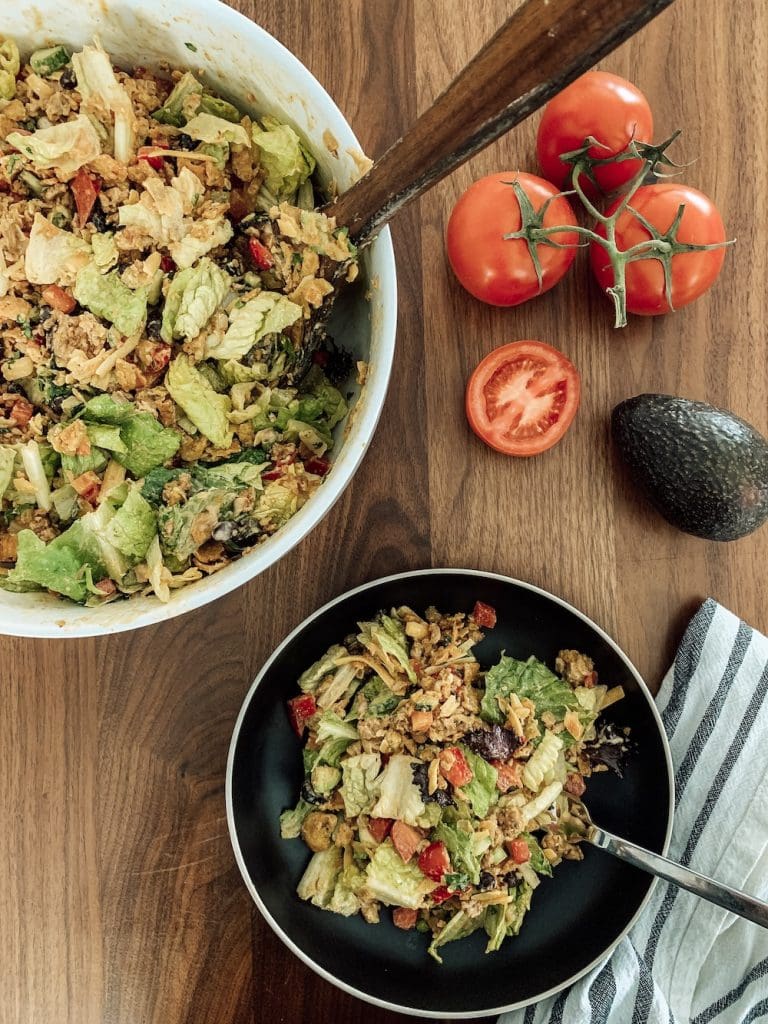 My mom's taco-inspired salad that will be a favorite for anyone you serve it to