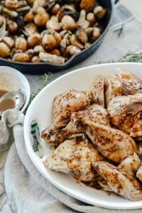 One Pan Roasted Chicken & Vegetables with Fall Spices