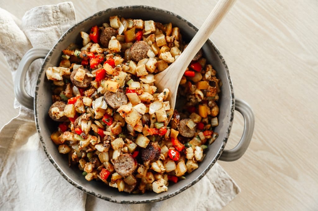 The Healthiest, Tastiest Thanksgiving Stuffing (gluten free, grain free, dairy free, egg free)