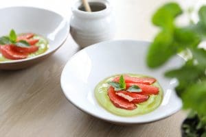 Grapefruit with Avocado Cream (dairy free)