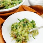 Zucchini slaw, healthy vegetable side dish, fresh zucchini recipe, light summer salad, easy vegetable side for dinner.