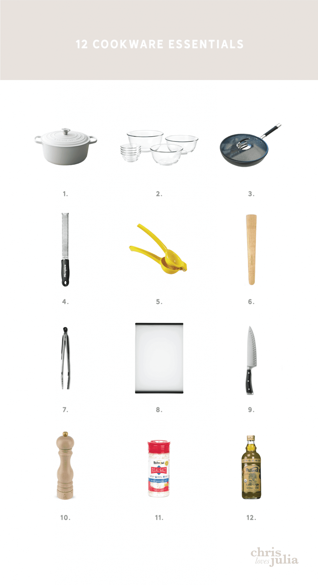 12 Kitchen Essentials For Every Home Cook - Chris Loves Julia