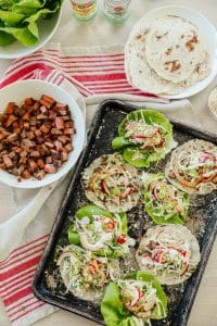 Grilled Steak Tacos with Pickled Radish & Onions