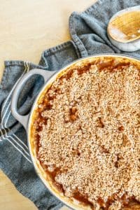 Grain free dairy free peach cobbler