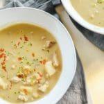 Dairy free, gluten free, grain free turkey sausage and potato soup