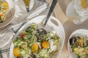 Winter Salad with Sweet Potato Dressing