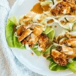 Paleo Fried Chicken Lettuce Wraps (gluten free, dairy free, egg free, grain free)
