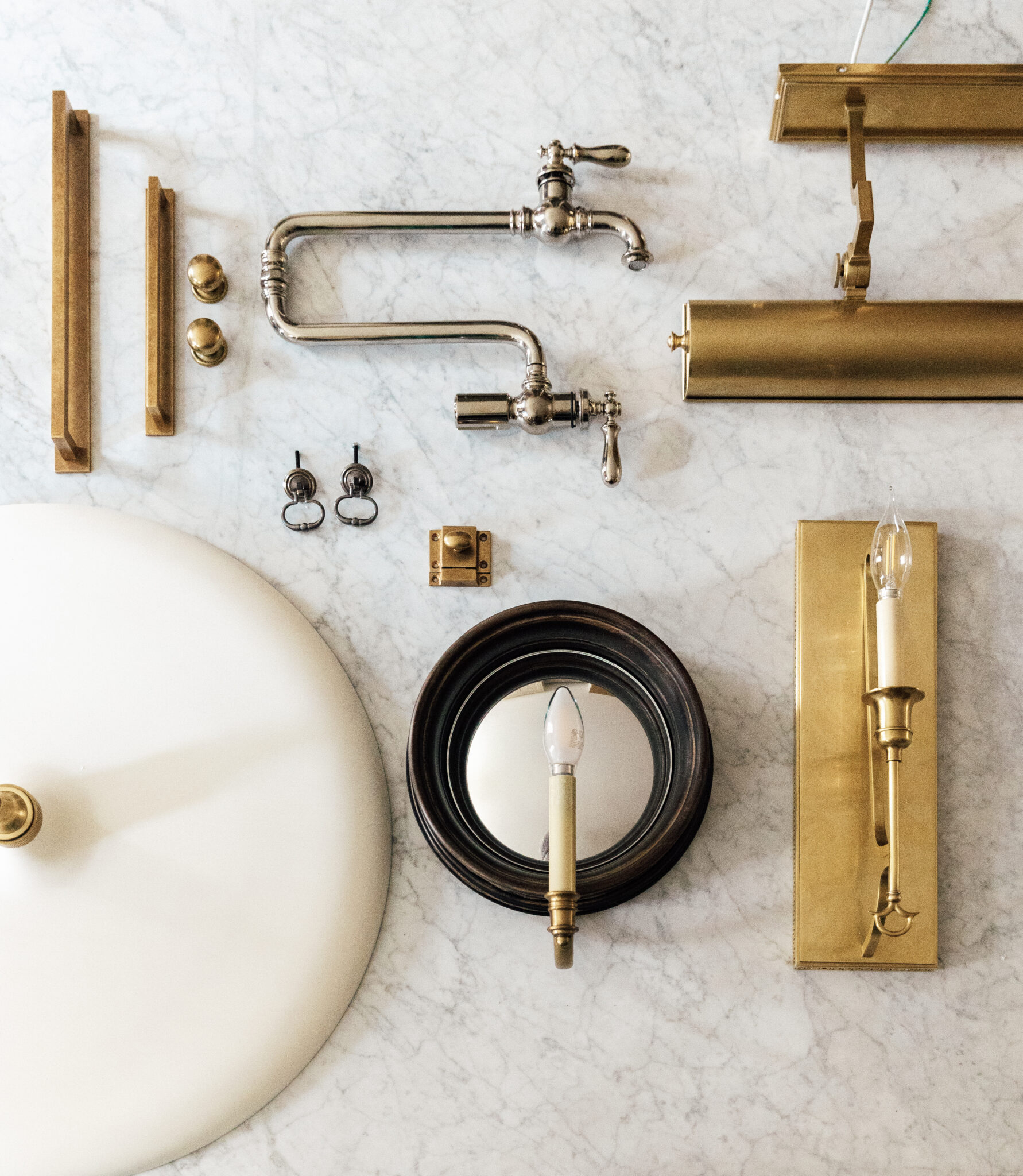 Using Unlacquered Brass Hardware in the Kitchen