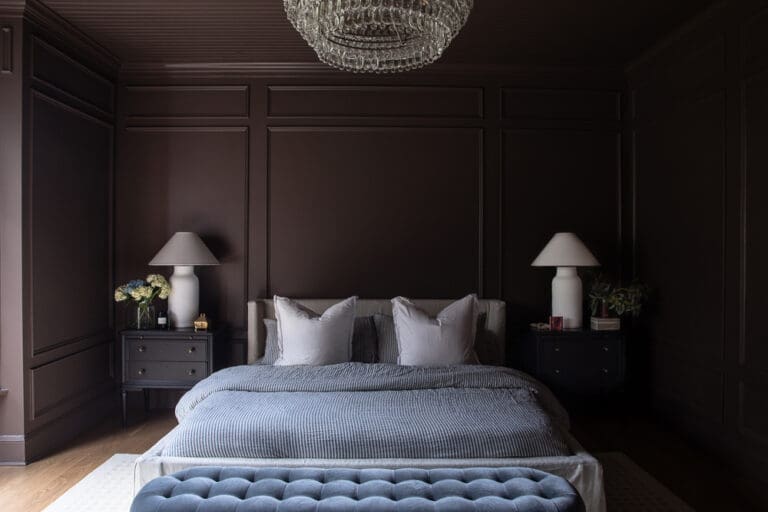 We Painted our Bedroom Dark Brown and couldn't love it more. - Chris ...