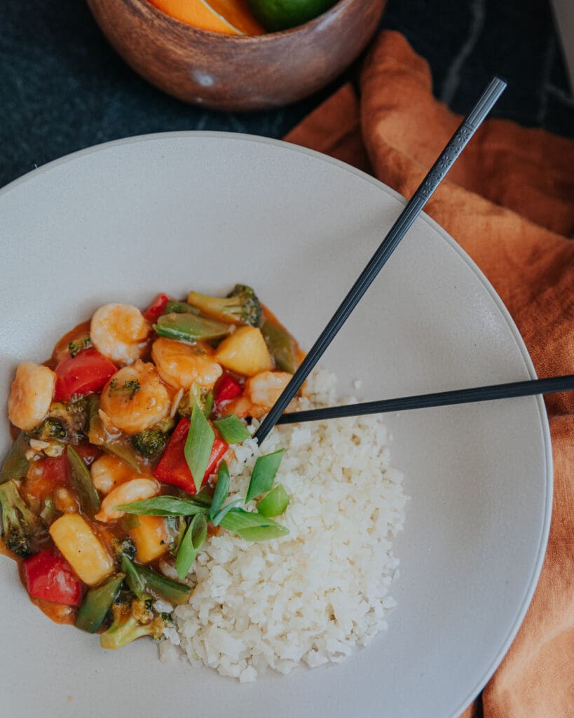 Grain & Gluten Free Sweet & Sour Shrimp | Chris Loves Julia