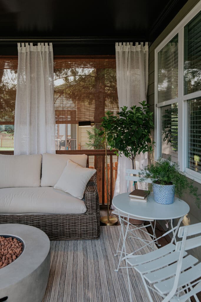 A Screened in Porch Makeover - Chris Loves Julia