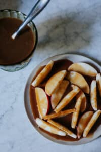Dairy-free Rosemary Salted Caramel Sauce | Chris Loves Julia