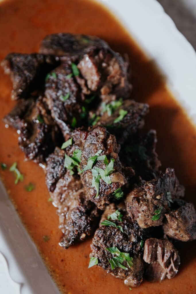 Beef Tips Braised with Sweet Potato & Cinnamon | Chris Cooks - Chris ...