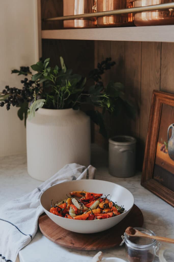 Fall-Spiced Blistered Shishito Peppers