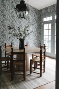 The Dining Room Wallpaper is in! - Chris Loves Julia