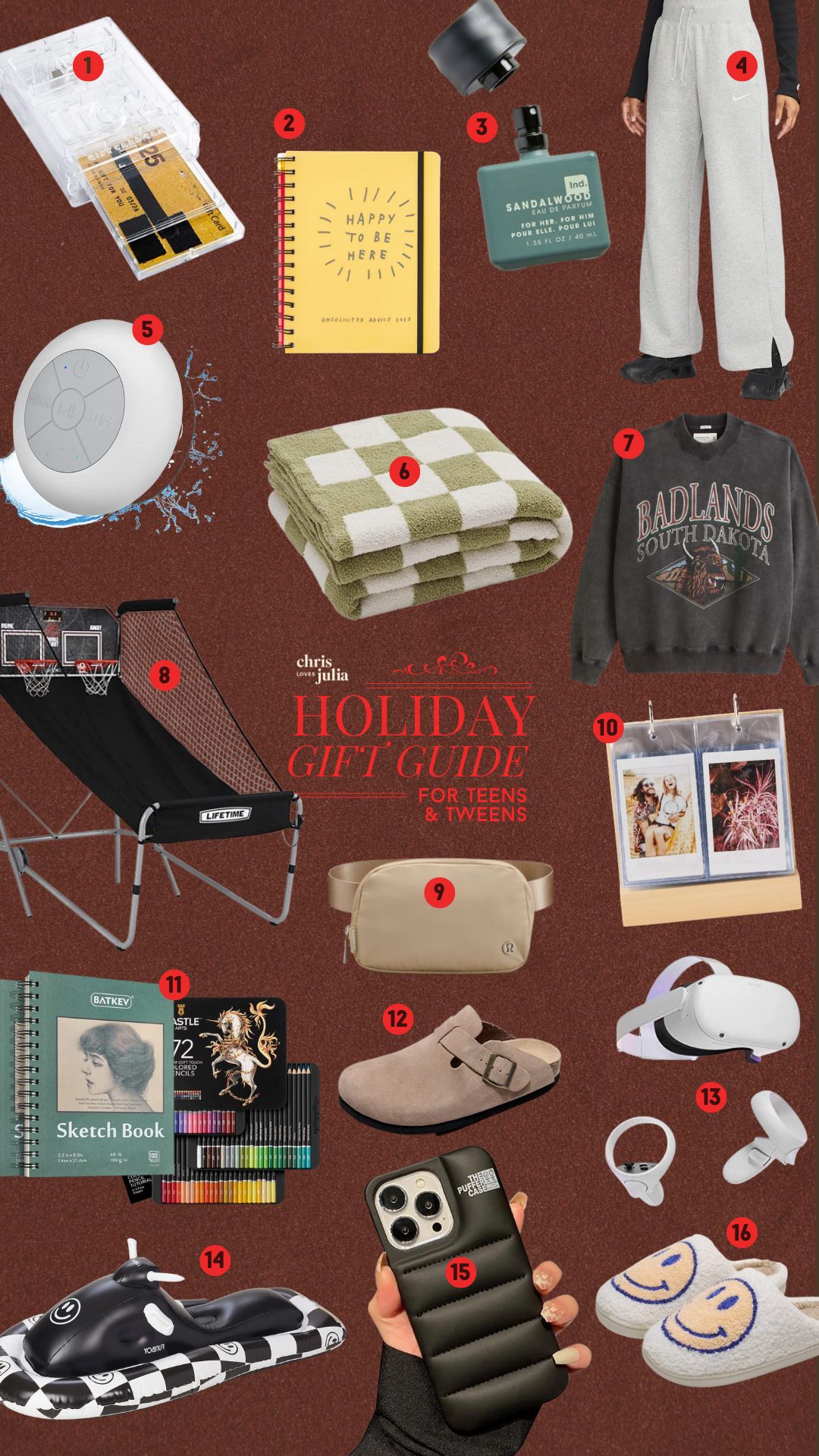 Holiday Gift Guide for Teens {Girls & Boys}