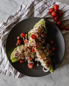 Iceberg Wedge Salad - Grain, Dairy, & Pork-Free