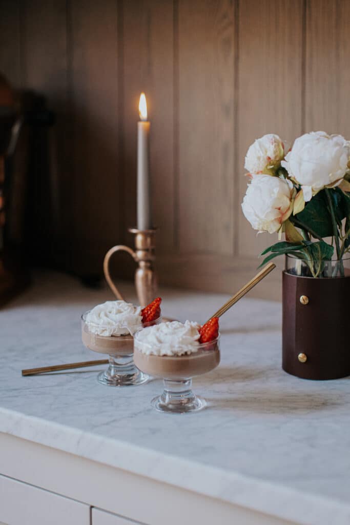 Dairy Free Chocolate Peanut Butter Mousse | Chris Loves Julia