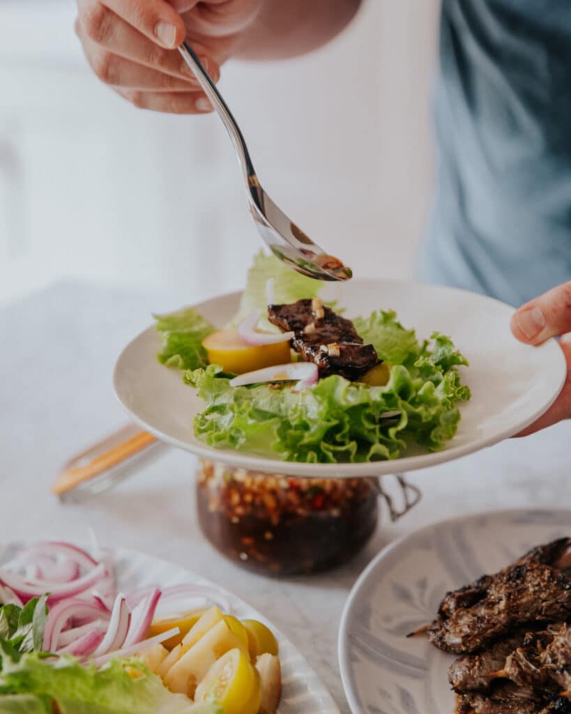 Grilled Lemongrass Beef | Chris Cooks