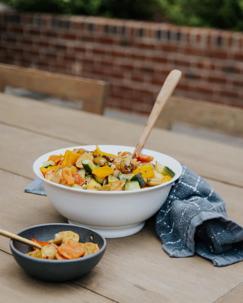 Panzanella Potato Salad | Chris Loves Julia