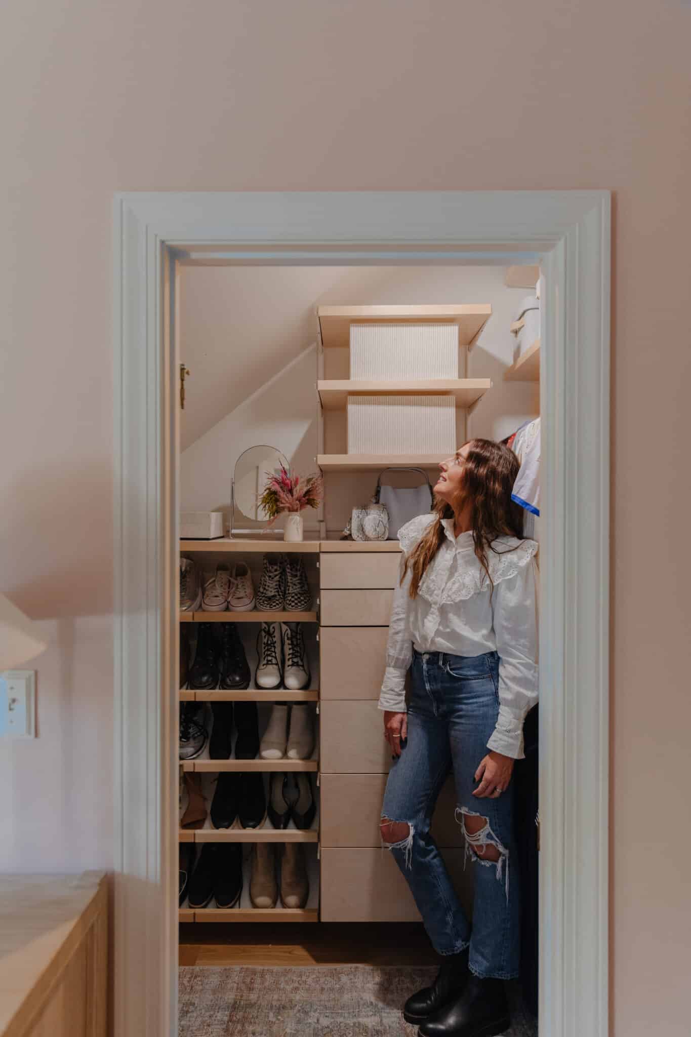 emily's gorgeous shoe storage - IKEA Hackers  Shoe storage cabinet with  doors, Ikea shoe storage, Garage shoe storage
