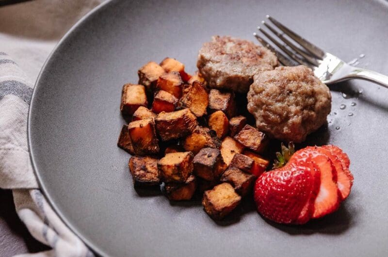 Homemade Uncured Maple Breakfast Sausage Patties