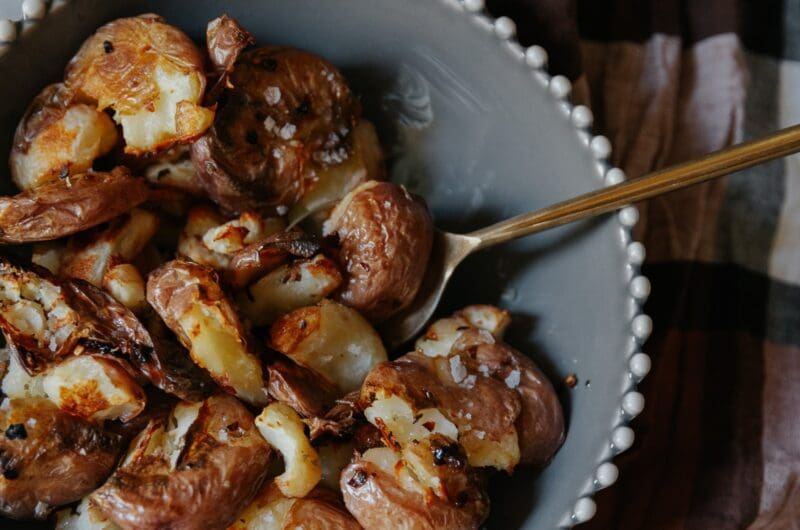 Rosemary & Chili Smashed Potatoes