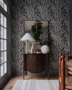 Decorating a corner for the holidays