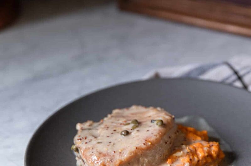 Pork Chops with Maple Mustard Sauce