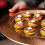 Dairy-Free Party Appetizer - Cucumber & Bacon Bites